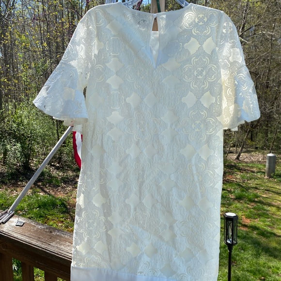 NWT Kaari Blue Petite Small lace dress - Picture 5 of 5